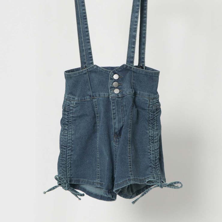 サスペンダー付きデニムショートパンツ[品番：GORW0008960]｜GORGE