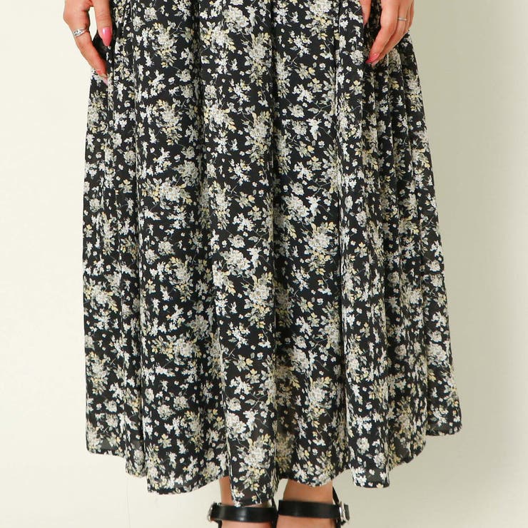 小花柄肩リボンワンピース | GORGE  | 詳細画像9 