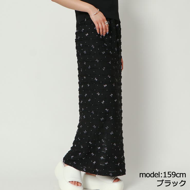 リボンフリルナロースカート | GORGE  | 詳細画像3 