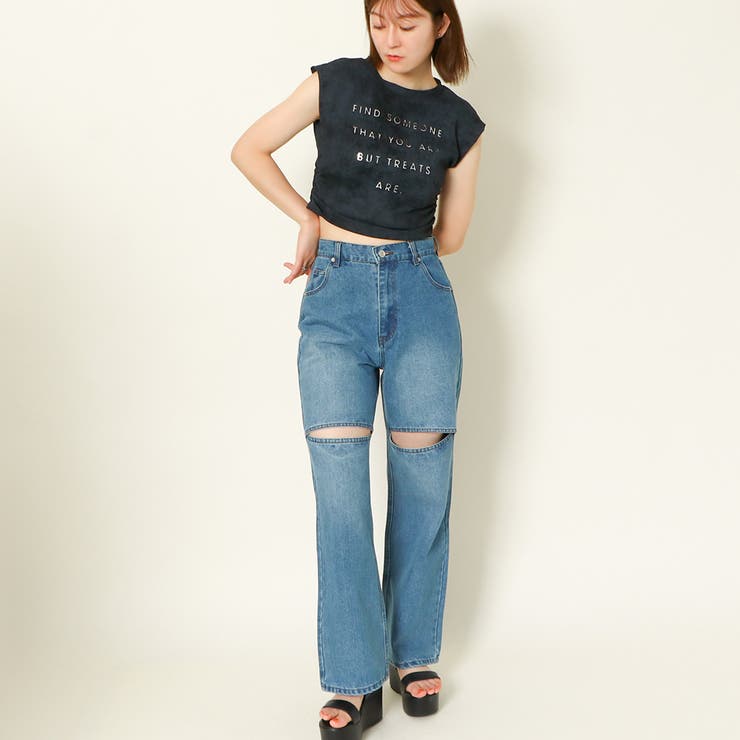 ギャザーエンボスＴシャツ | GORGE  | 詳細画像9 