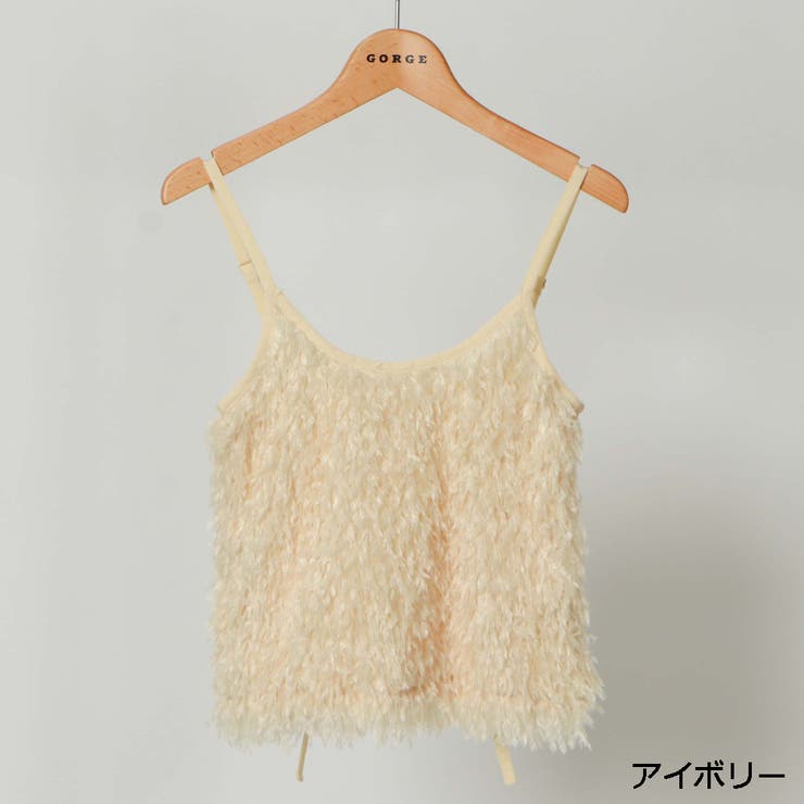 【ラッピング無料】 テープヤーンキャミ[品番：GORW0008995]｜GORGE （ゴージ）の トップス