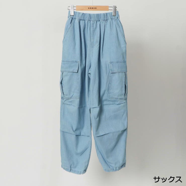 ライトデニムカーゴパンツ[品番：GORW0009028]｜GORGE （ゴージ