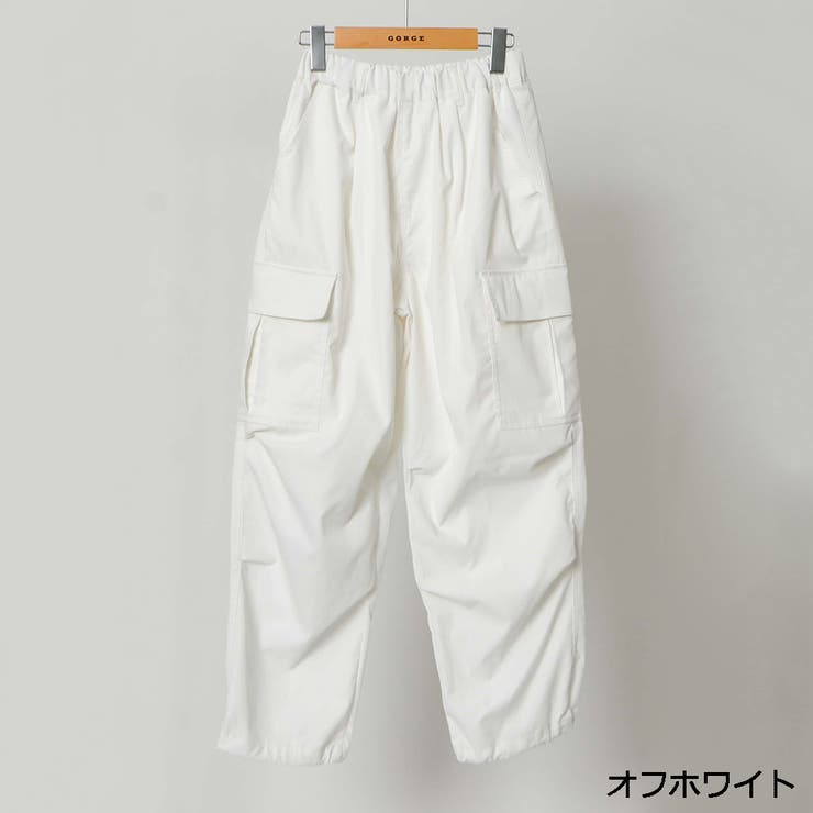 エステルカラーカーゴパンツ | GORGE  | 詳細画像2 