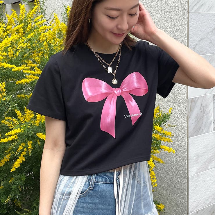 D&G リボンTシャツ