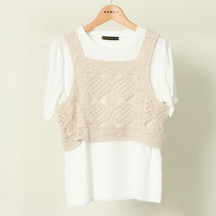 インナー付きクロシェトップス | GORGE  | 詳細画像2 