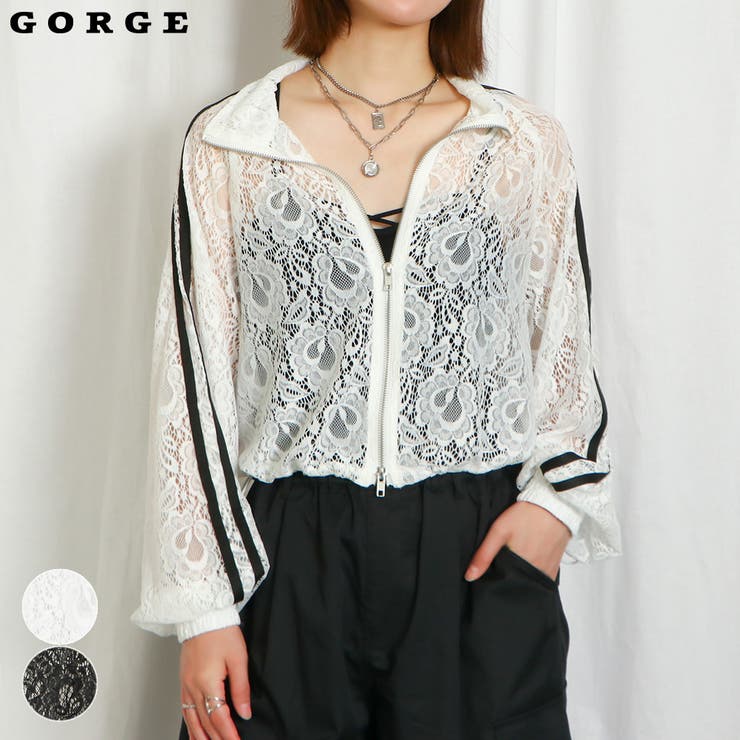 訳あり品/ブラック&ホワイト/レディスゴルフブルゾン定価￥38500