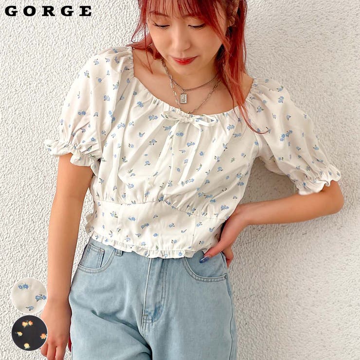 【期間限定お試し価格】 小花柄ブラウス[品番：GORW0009073]｜GORGE （ゴージ）の トップス