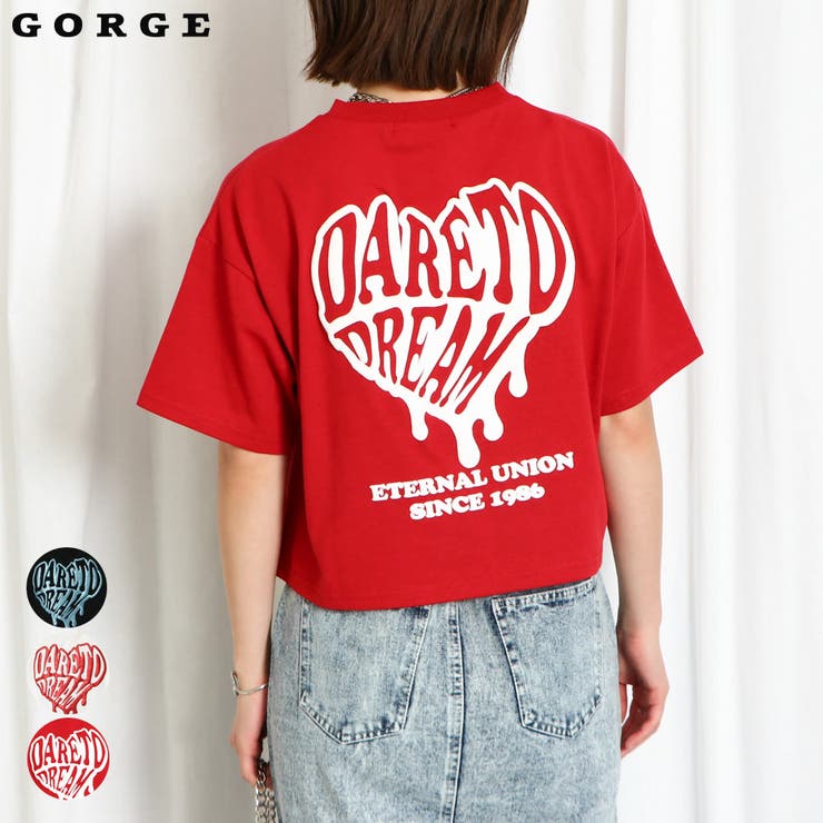 ラメ発泡プリントTシャツ2[品番：GORW0009143]｜GORGE