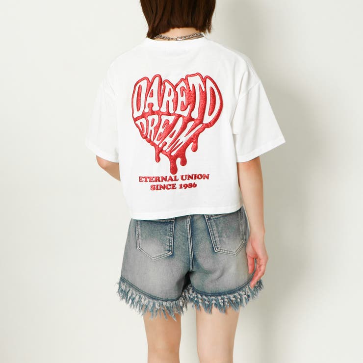 レア！！オフホワイトTシャツミニ丈レディース