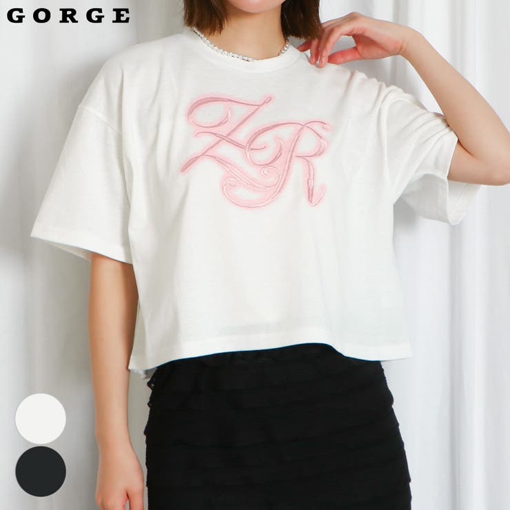 刺しゅうスプレイＴシャツ | GORGE  | 詳細画像1 