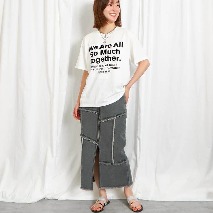 フロッキープリントロゴＴシャツ | GORGE  | 詳細画像6 