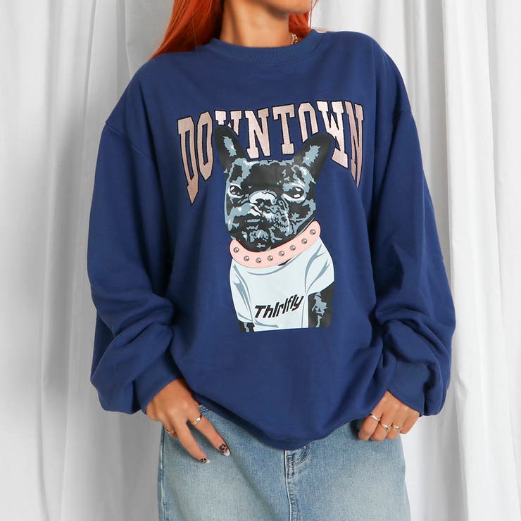 ブルドックスタッズ裏毛プルオーバー[品番：GORW0009331]｜GORGE