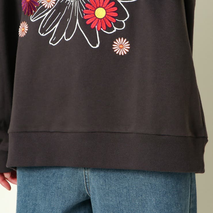 カラフル刺しゅう裏毛プルオーバー | GORGE  | 詳細画像8 