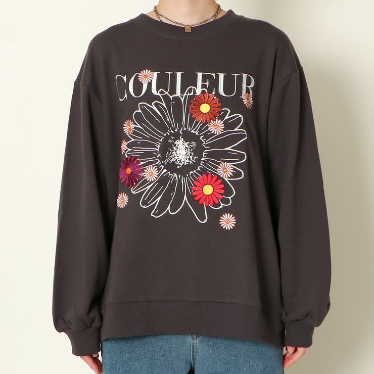 カラフル刺しゅう裏毛プルオーバー | GORGE  | 詳細画像2 