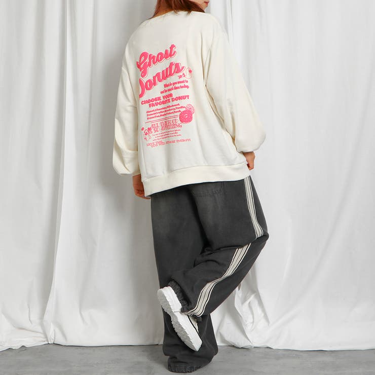 オバケ発泡プリント裏毛プルオーバー[品番：GORW0009354]｜GORGE