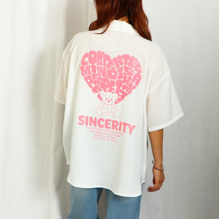 ハートベア開襟シャツ | GORGE  | 詳細画像2 