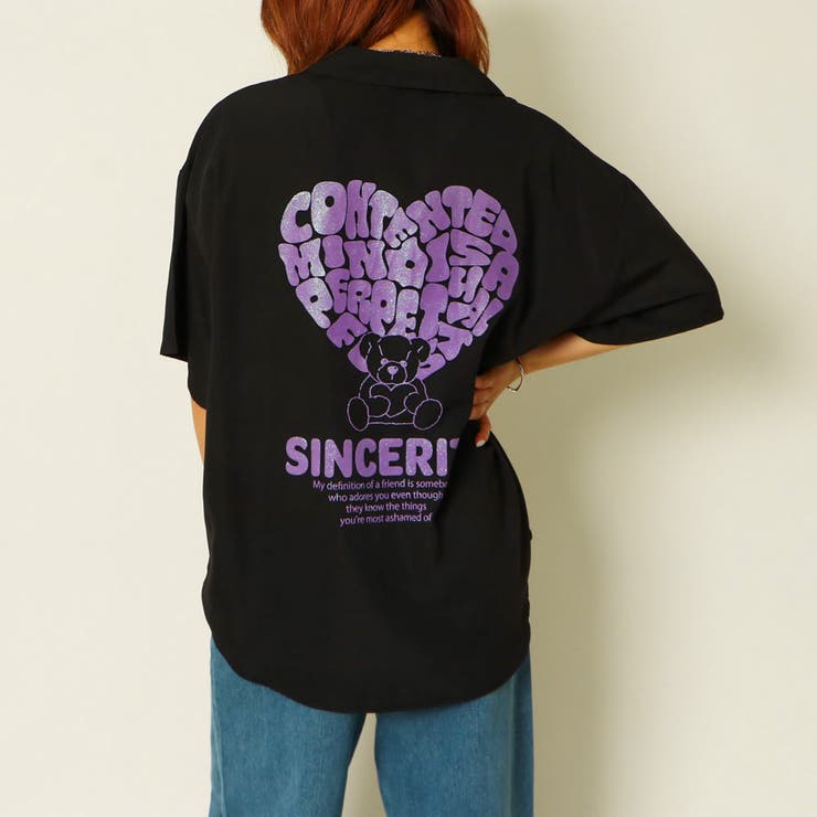 ハートベア開襟シャツ | GORGE  | 詳細画像3 