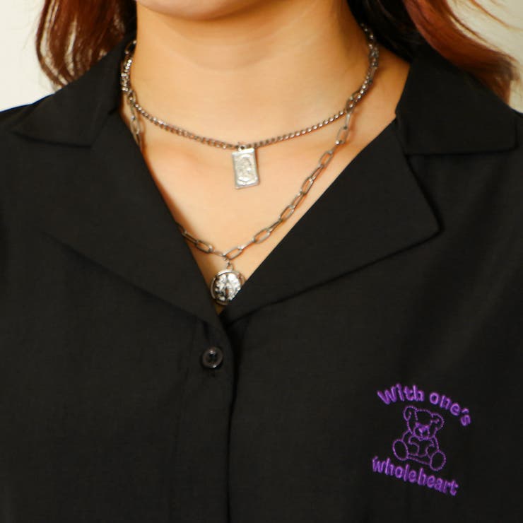 ハートベア開襟シャツ | GORGE  | 詳細画像7 