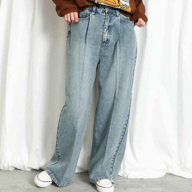 オーバーダイ | タックワイドデニムパンツ | GORGE 