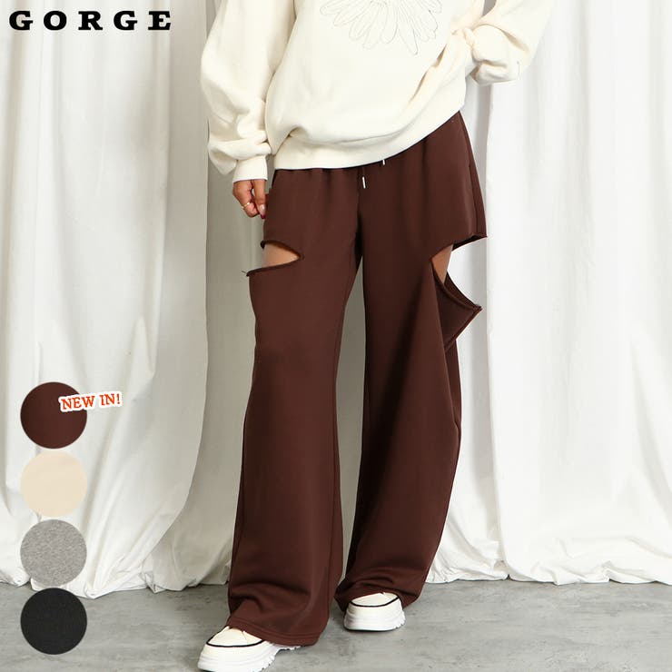 23FW YONFA クーコーパンツ(brown) Sサイズ