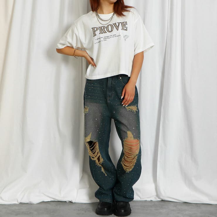 ヒョウ柄ラバープリントTシャツ[品番：GORW0009240]｜GORGE