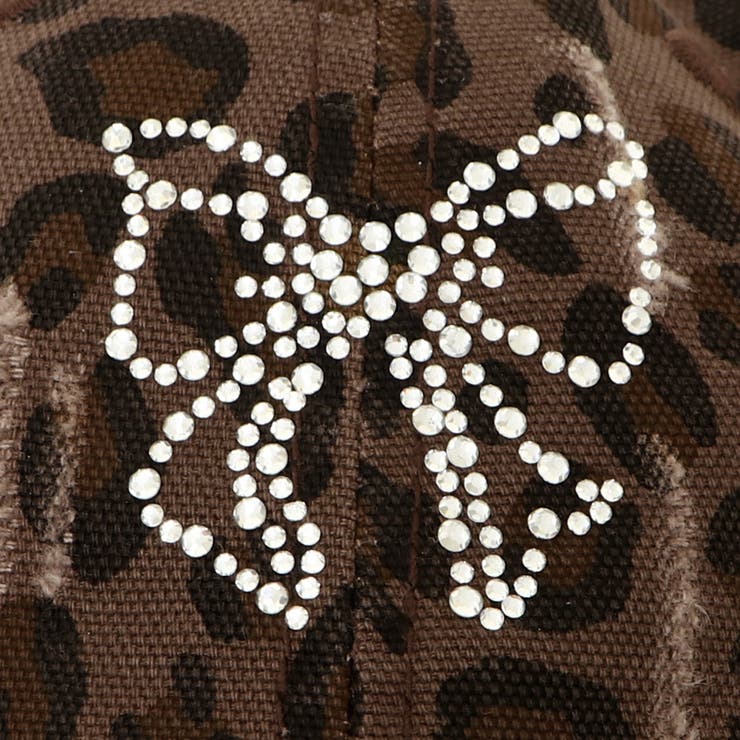 9090 girl Numbering Studs Cap ヒョウ柄 - メルカリ