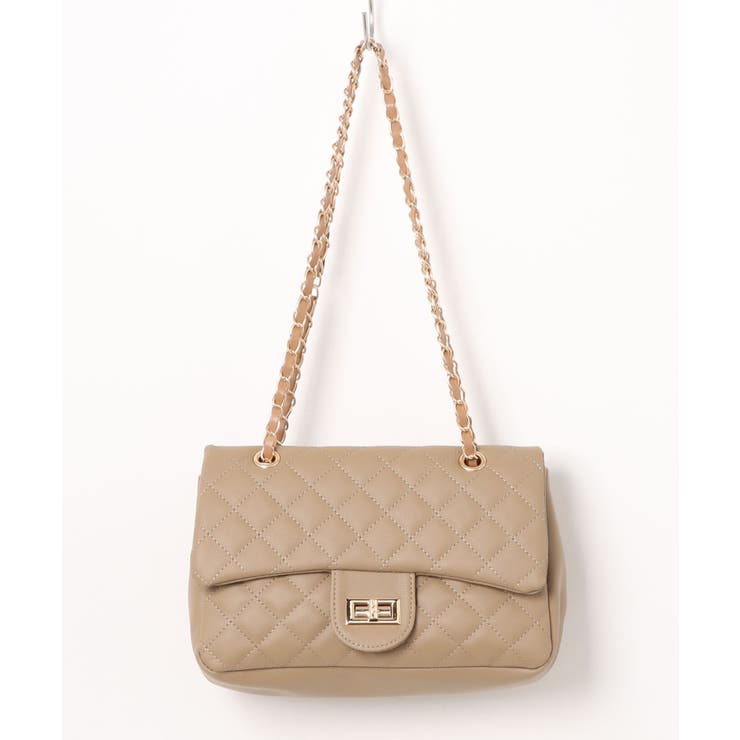 キルティング×チェーン》ルルナ2WAYショルダーBAG レディース 斜め掛け