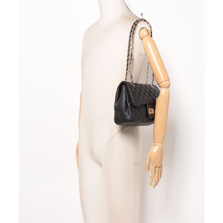 キルティング×チェーン》ルルナ2WAYショルダーBAG レディース 斜め掛け