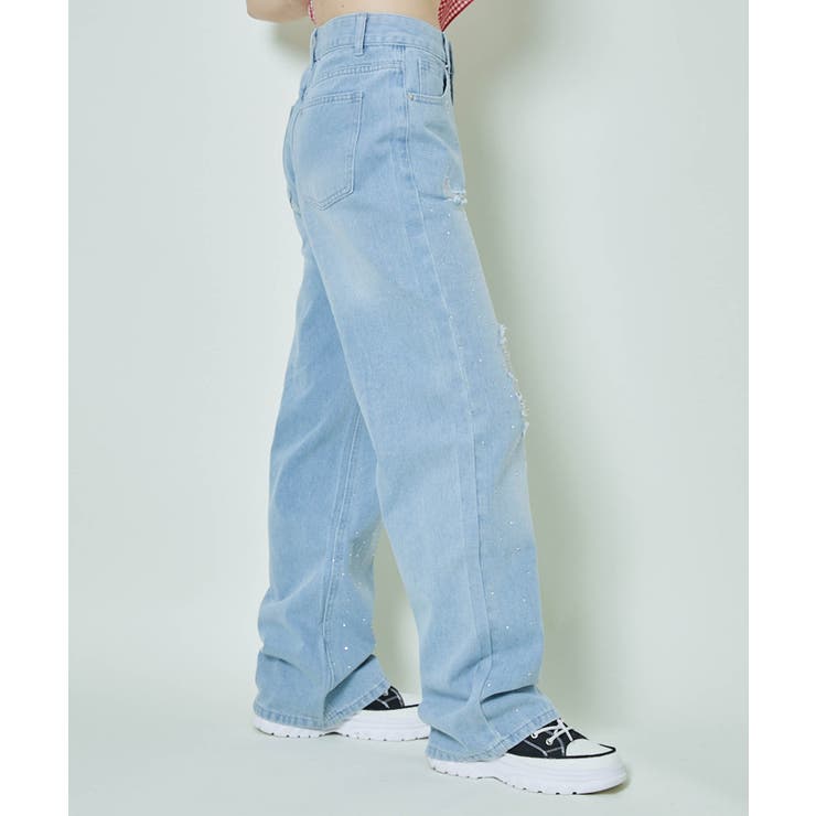 レディース ダメージデニム ワイドパンツ | GORGE  | 詳細画像23 