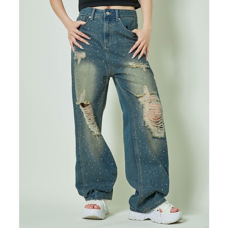 D&Gドルガバ ダメージデニムパンツ 正規品 ラインストーン レディース 楽天市場】ドルチェ&ガッバーナ DOLCE&GABBANA ドルガバ