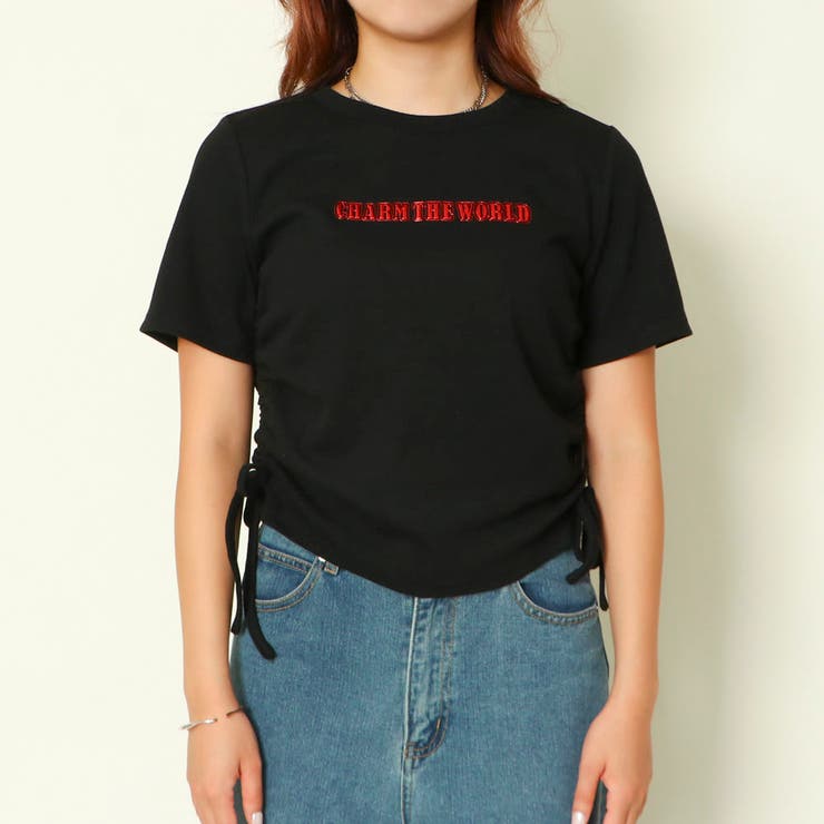 ドロストジェルプリントリブトップス | GORGE  | 詳細画像2 