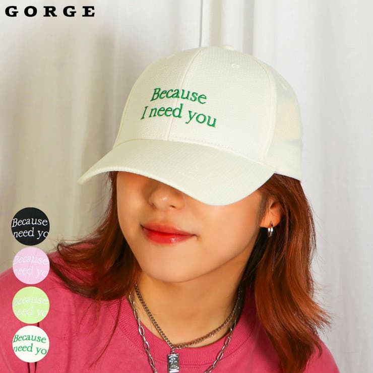 ロゴ刺しゅうＣＡＰ | GORGE  | 詳細画像1 