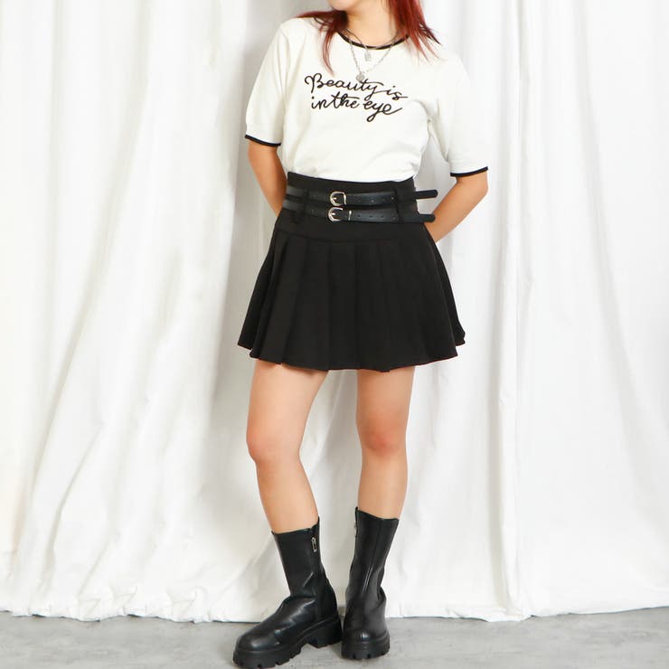 Ｗベルトプリーツスカート | GORGE  | 詳細画像8 