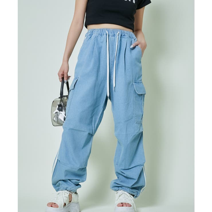 レディース デニムカーゴパンツ ストリート | GORGE  | 詳細画像19 