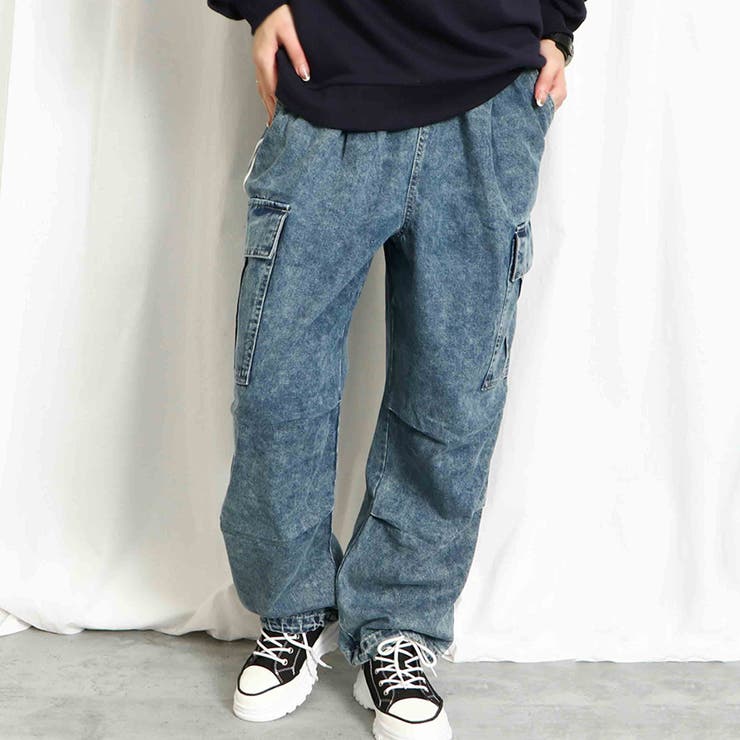 ラインデニムカーゴパンツ[品番：GORW0009492]｜GORGE （ゴージ