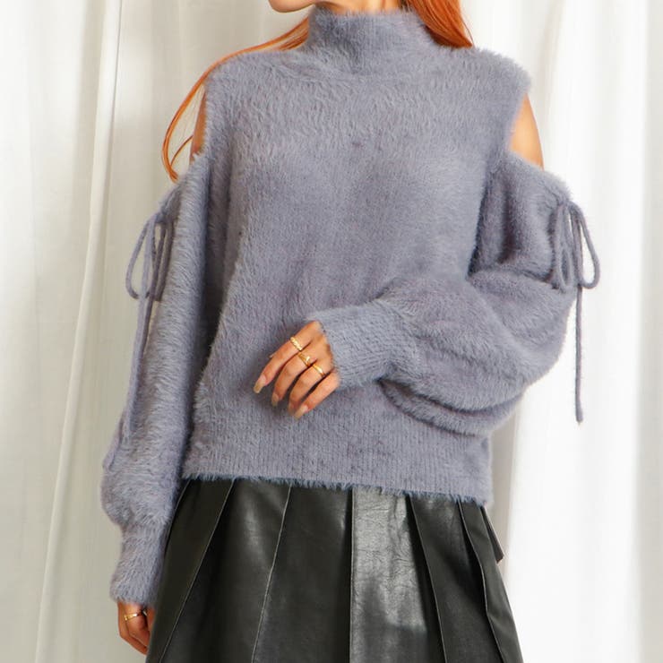 ニット ラメ混フェザーバックリボンニットプルオーバー レディース : 83277062 : ZOZOTOWN Yahoo!店 - 通販 -  Yahoo!ショッピング
