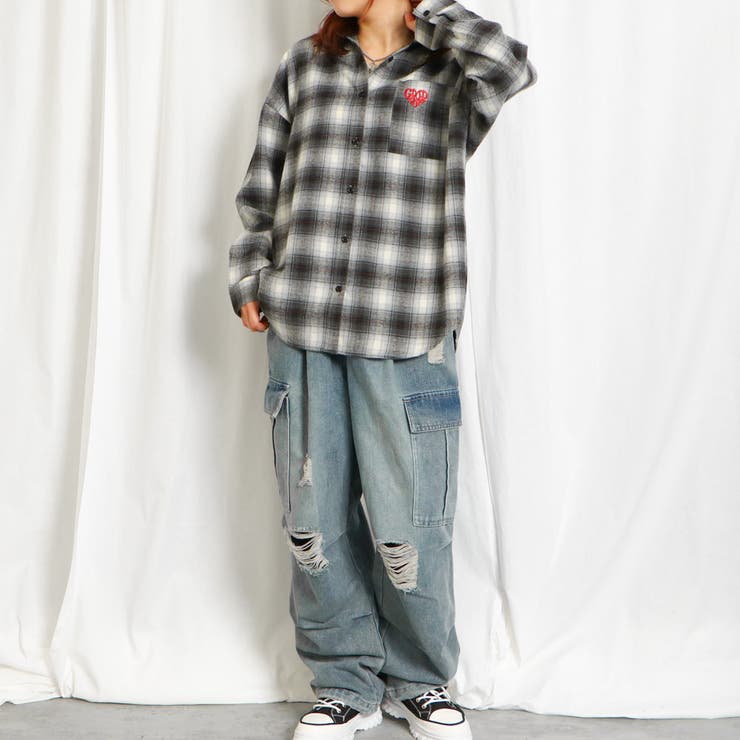 レディース デニム ワイドパンツ | GORGE  | 詳細画像8 