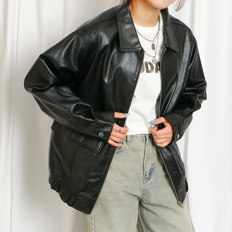 合皮ブルゾン | GORGE  | 詳細画像9 