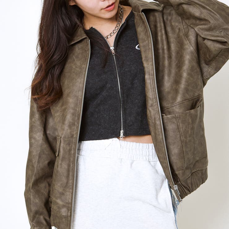 合皮ブルゾン | GORGE  | 詳細画像12 