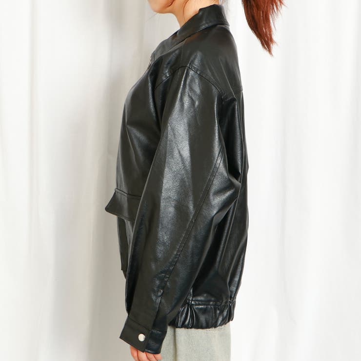 合皮ブルゾン | GORGE  | 詳細画像3 