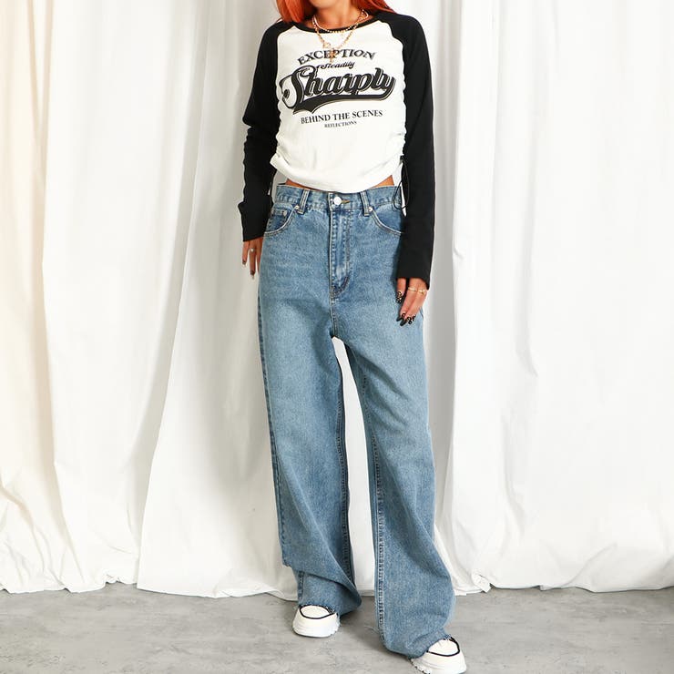 ギャザーロゴプリント テレコトップス | GORGE  | 詳細画像6 