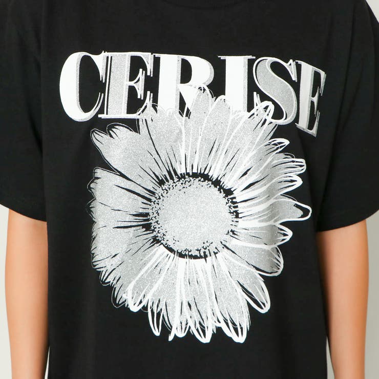 花ラメプリントTシャツ[品番：GORW0009190]｜GORGE （ゴージ