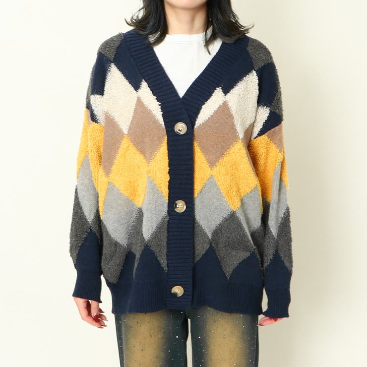 アーガイルカーディガン | GORGE  | 詳細画像2 