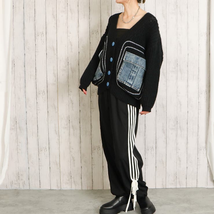 デニムポケットニットカーディガン | GORGE  | 詳細画像6 