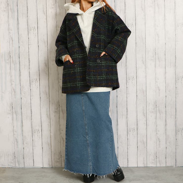 チェック柄コート[品番：GORW0009641]｜GORGE （ゴージ）のレディース