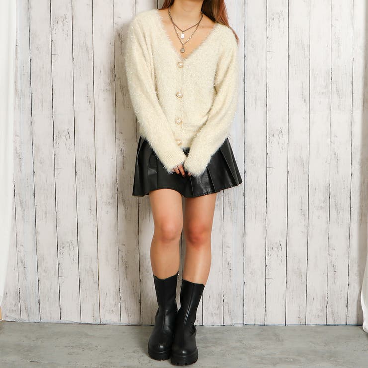 2WAYラメシャギーカーディガン[品番：GORW0009670]｜GORGE