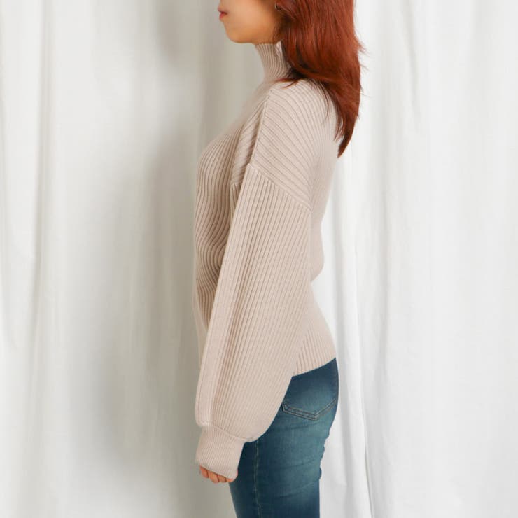 モチモチボトルネックプルオーバー[品番：GORW0009370]｜GORGE