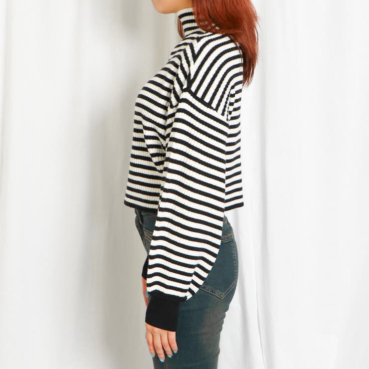 モチモチボトルネックショート丈プルオーバー | GORGE  | 詳細画像7 