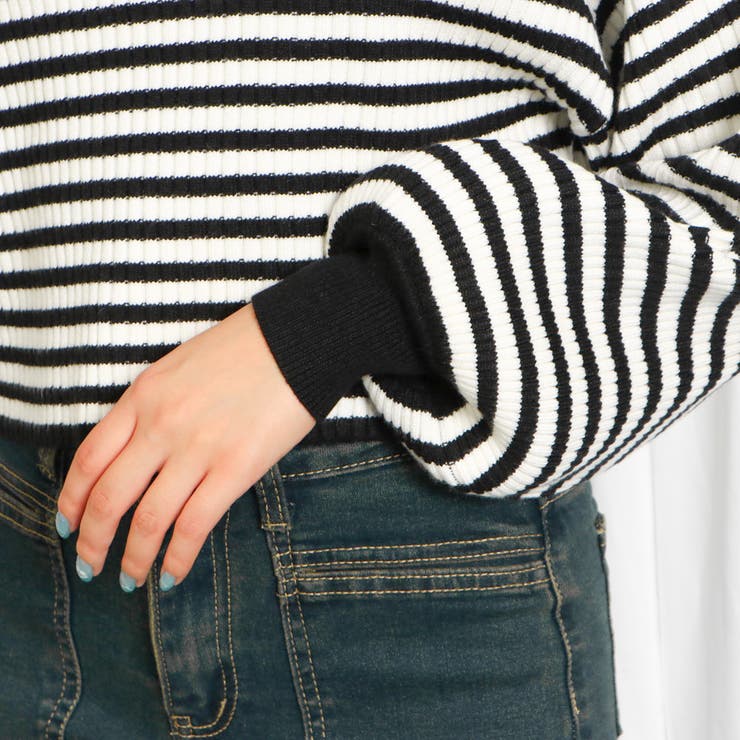 モチモチボトルネックショート丈プルオーバー | GORGE  | 詳細画像10 