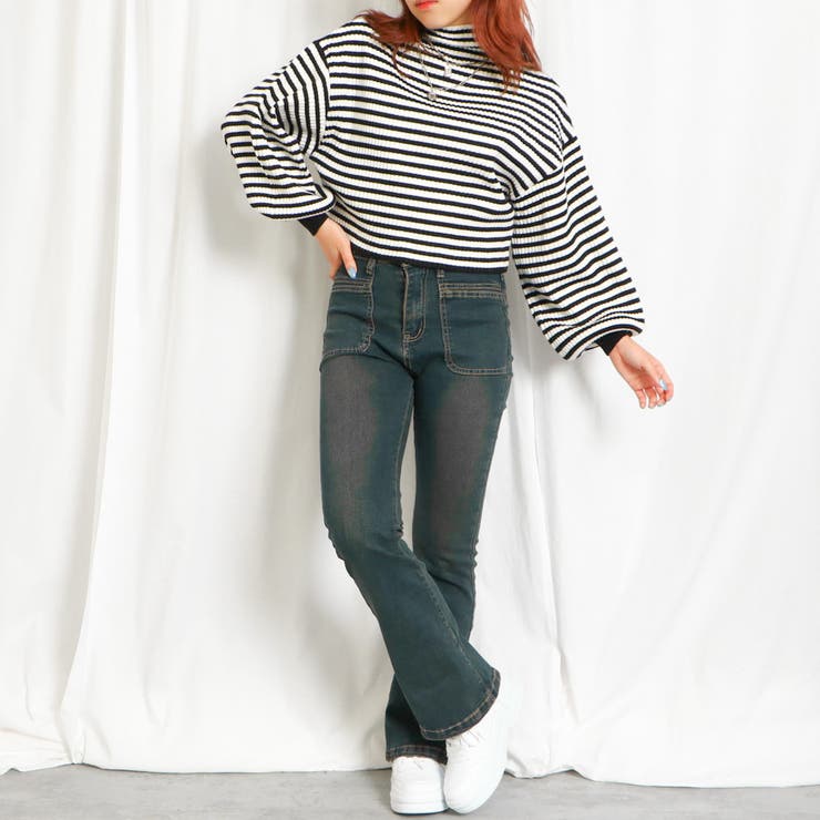 モチモチボトルネックショート丈プルオーバー | GORGE  | 詳細画像12 